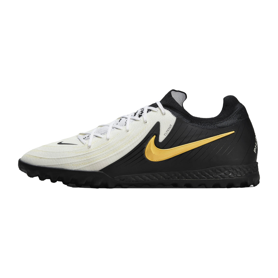 React Phantom GX II Pro TF - White/Black/Metallic Gold - Nike - NUMBER 10