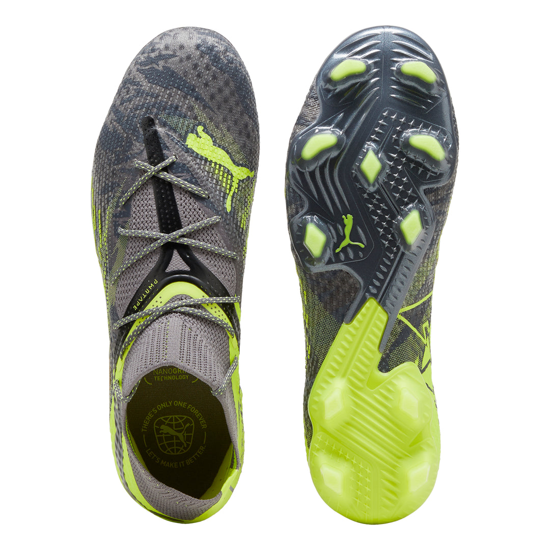 Future 7 Ultimate Rush FG/AG - Strong Gray/Cool Dark Gray/Electric Lime - Puma - NUMBER 10