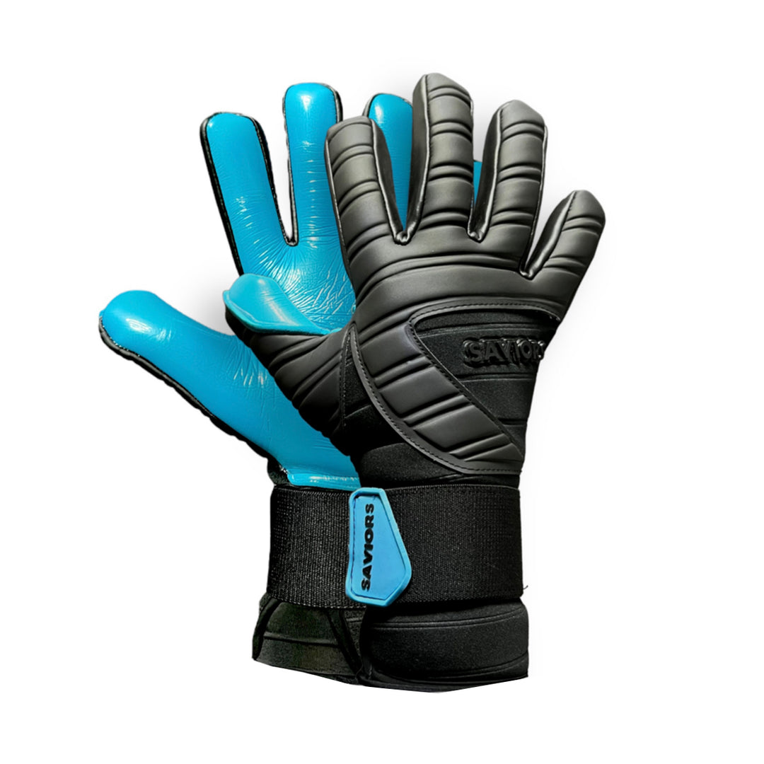 Saviors GK Gloves - Black/Blue - Saviors - NUMBER 10