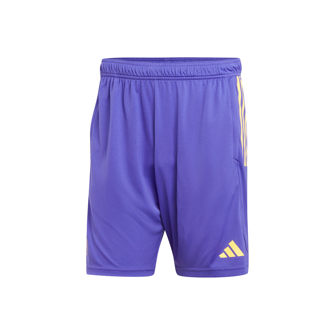 Real Madrid Tiro Training Shorts 23/24 - Energy Ink/Yellow - adidas - NUMBER 10