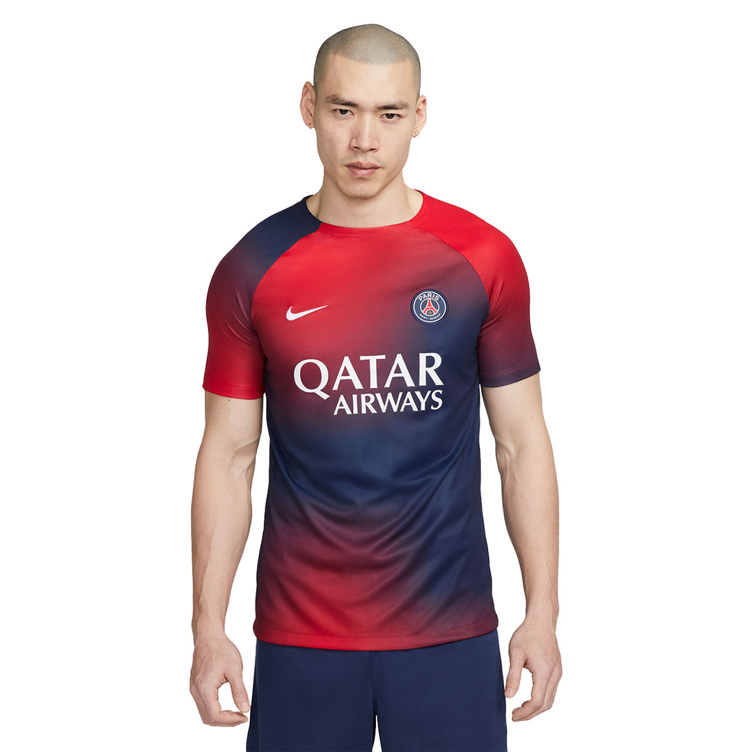 PSG Dri-FIT Top - Midnight Navy/University Red - Nike - NUMBER 10