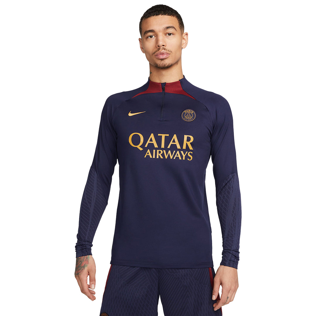 PSG  Dri-FIT Strike Drill Top - Blackened Blue/Team Red - Nike - NUMBER 10