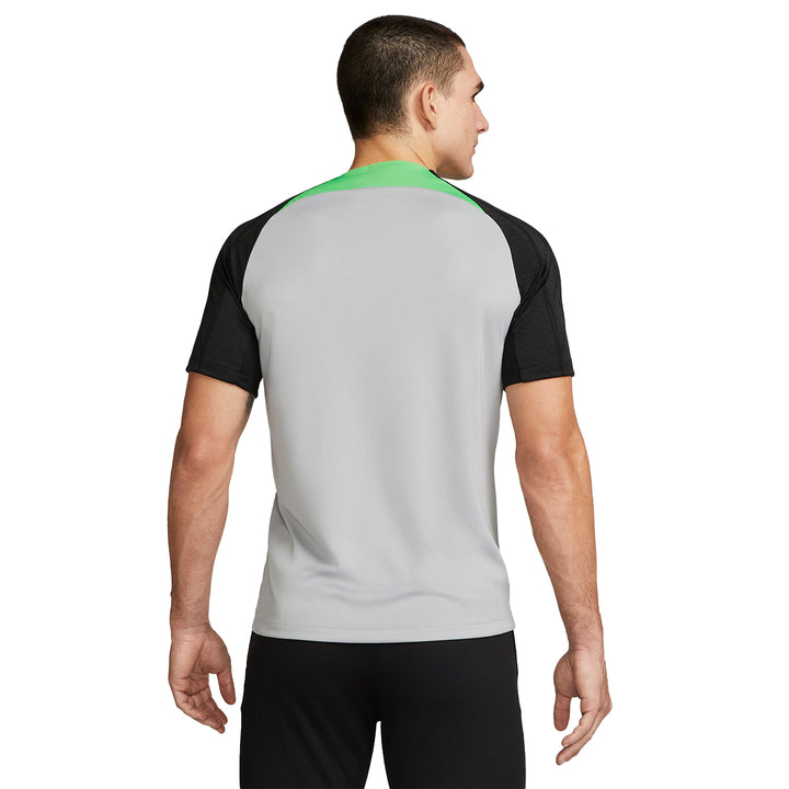 Liverpool Dri-FIT Strike Top - Wolf Grey/Poison Green - Nike - NUMBER 10
