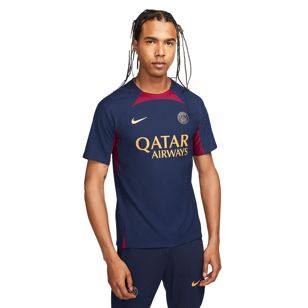 PSG Dri-FIT Strike Top - Blackened Blue/Team Red - Nike - NUMBER 10