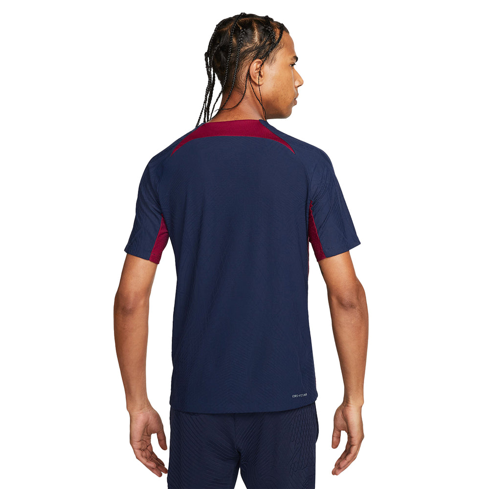 PSG Dri-FIT Strike Top - Blackened Blue/Team Red - Nike - NUMBER 10