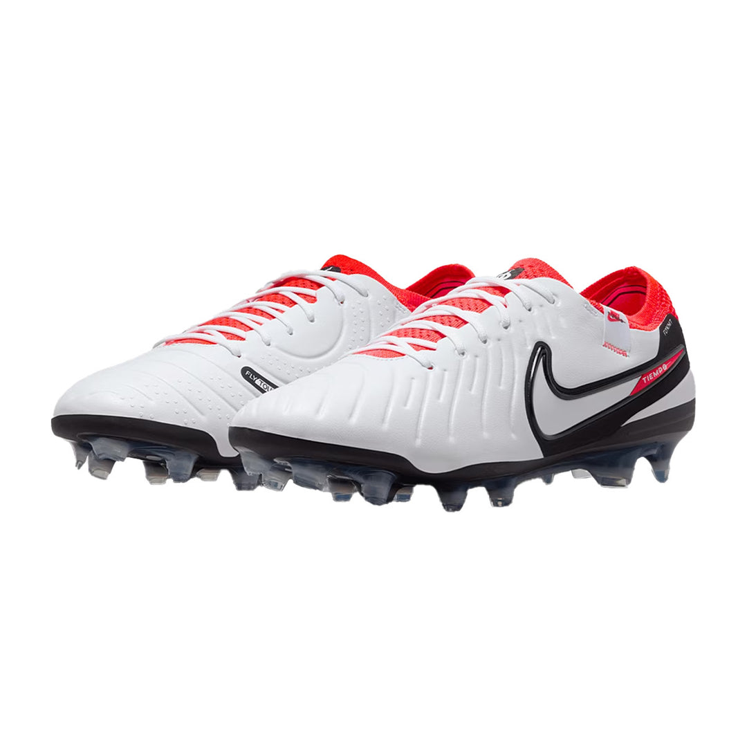 Legend 10 Elite FG - White/Black/Bright Crimson - Nike - NUMBER 10