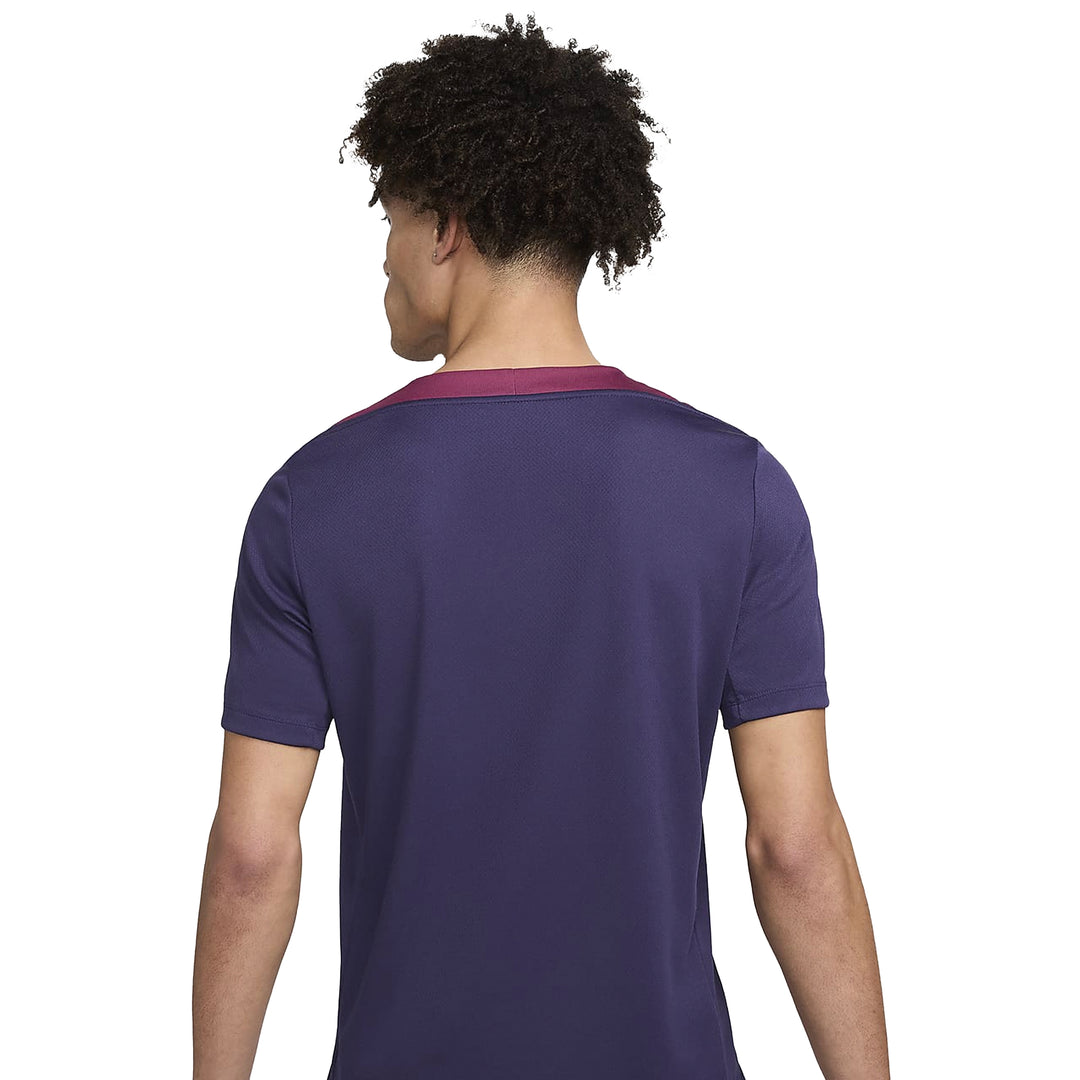 England Dri-Fit Strike Shirt 23/24 - Purple Ink/Rosewood/White - Nike - NUMBER 10