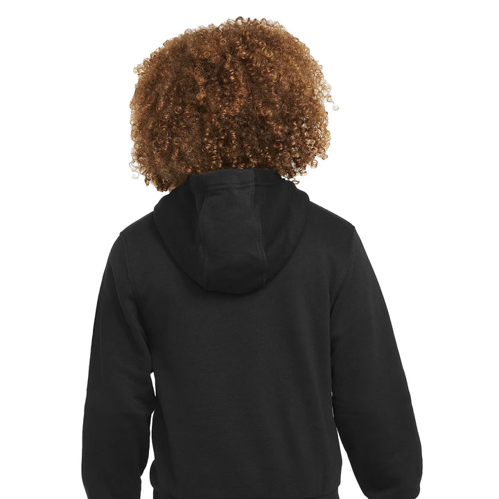 CR7 Kids Club Fleece Hoodie - Black/Green Strike - Nike - NUMBER 10