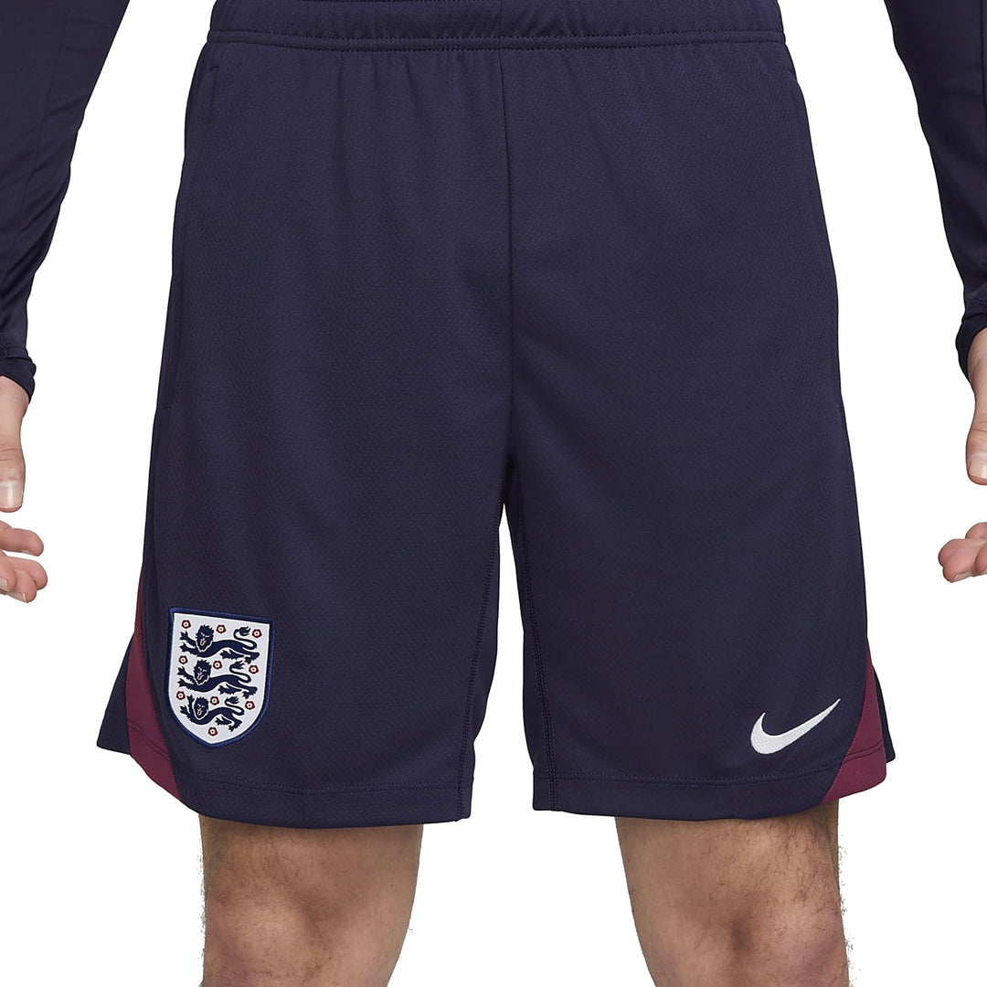 England Dri-Fit Strike Shorts 23/24 - Purple Ink/Rosewood/White - Nike - NUMBER 10