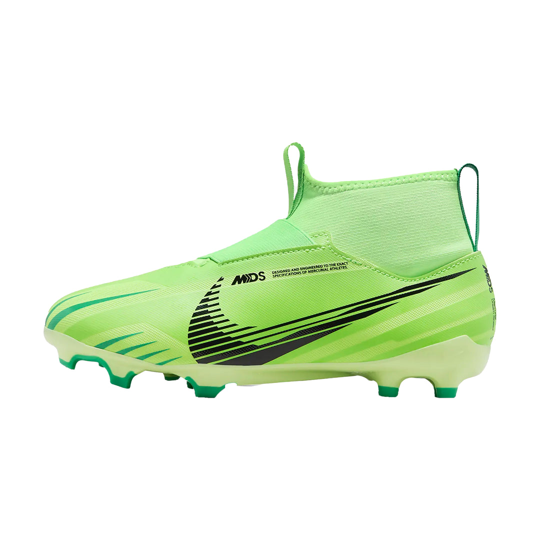 Jr Superfly 9 Academy MDS FG/MG - Green Strike/Black/Stadium Green - Nike - NUMBER 10