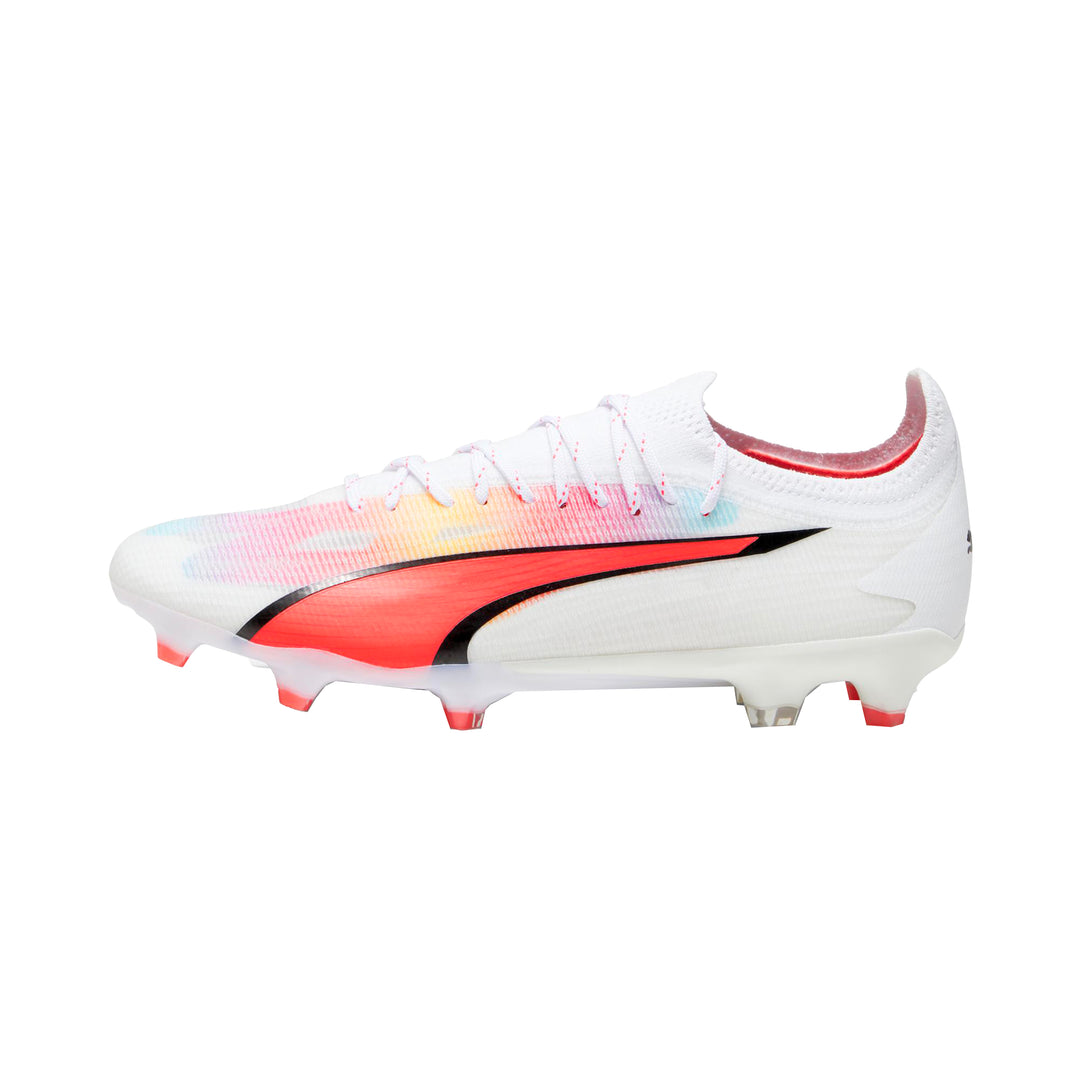 Ultra Ultimate FG/AG - White/Black/Fire Orchid - Puma - NUMBER 10