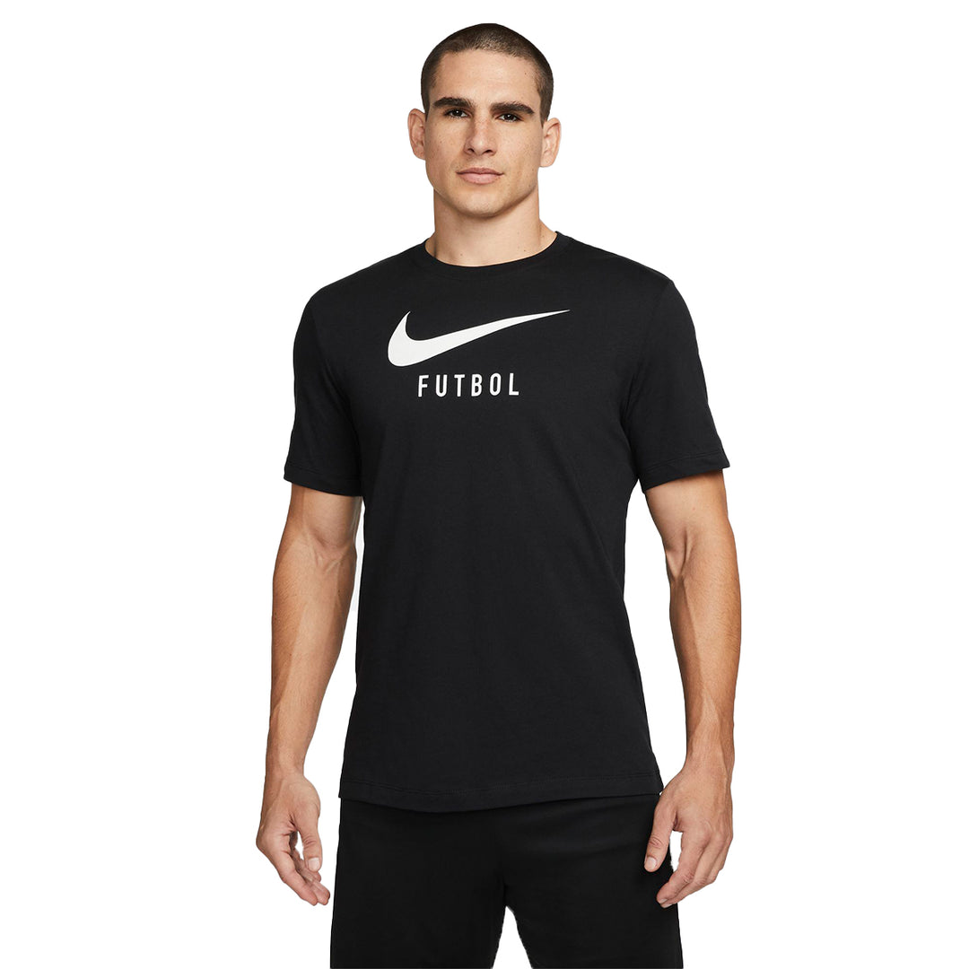 Swoosh Futbol Tee Black/White - Nike - NUMBER 10