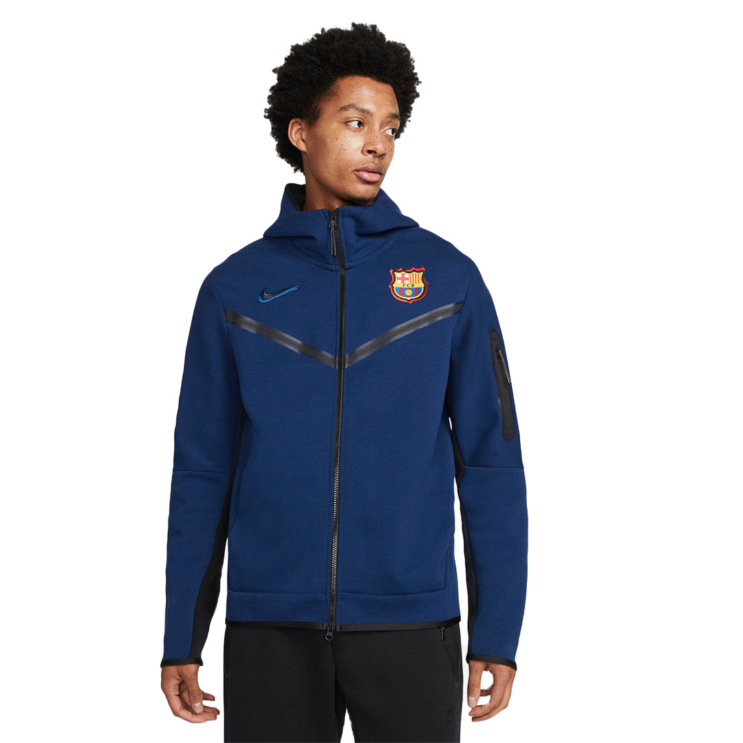 FC Barcelona Tech Fleece Hoodie FZ WR - Nike - NUMBER 10
