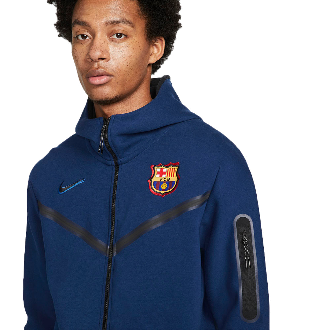 FC Barcelona Tech Fleece Hoodie FZ WR - Nike - NUMBER 10