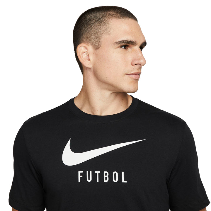 Swoosh Futbol Tee Black/White - Nike - NUMBER 10