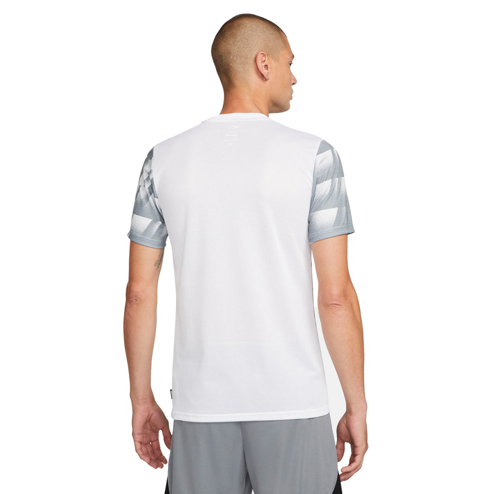 Nike FC Dri-FIT Libero Top SS GX - Grey/White - Nike - NUMBER 10