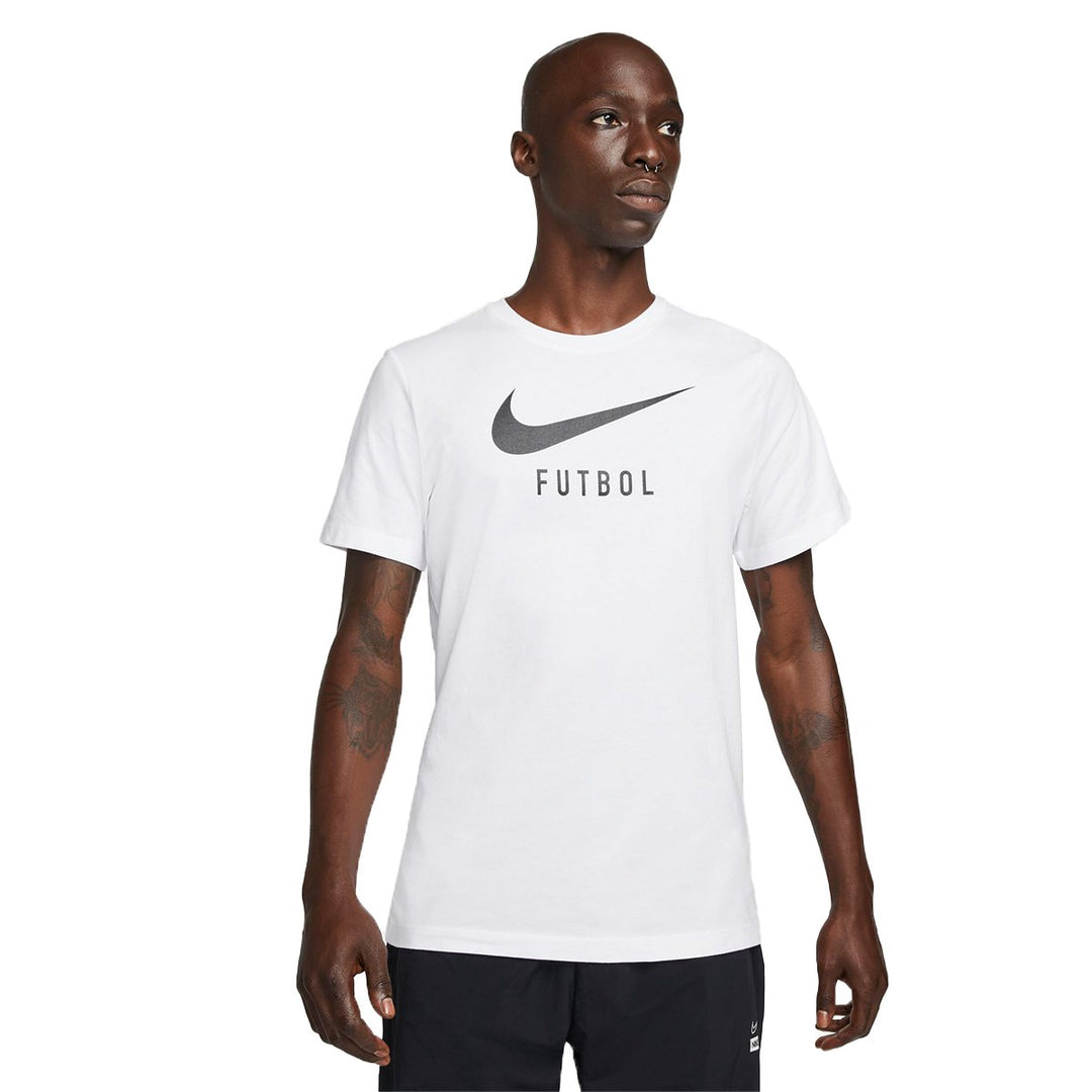 Swoosh Futbol Tee White/Black - Nike - NUMBER 10