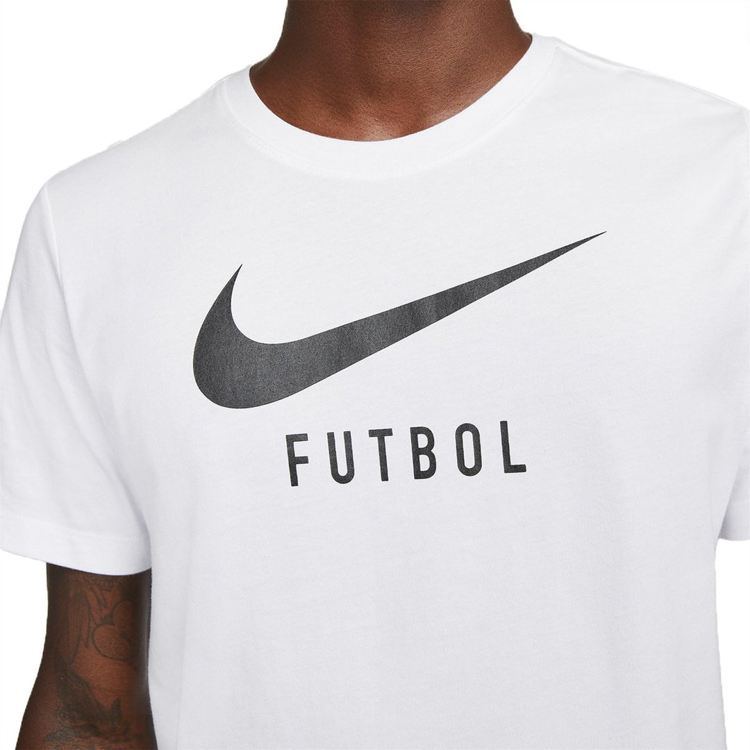 Swoosh Futbol Tee White/Black - Nike - NUMBER 10