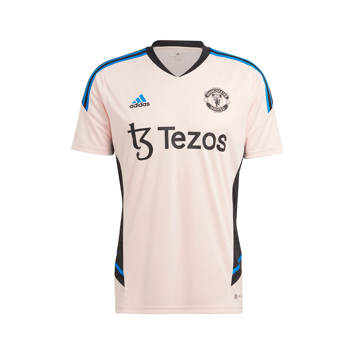 Manchester United Training Shirt - Ice Pink - adidas - NUMBER 10