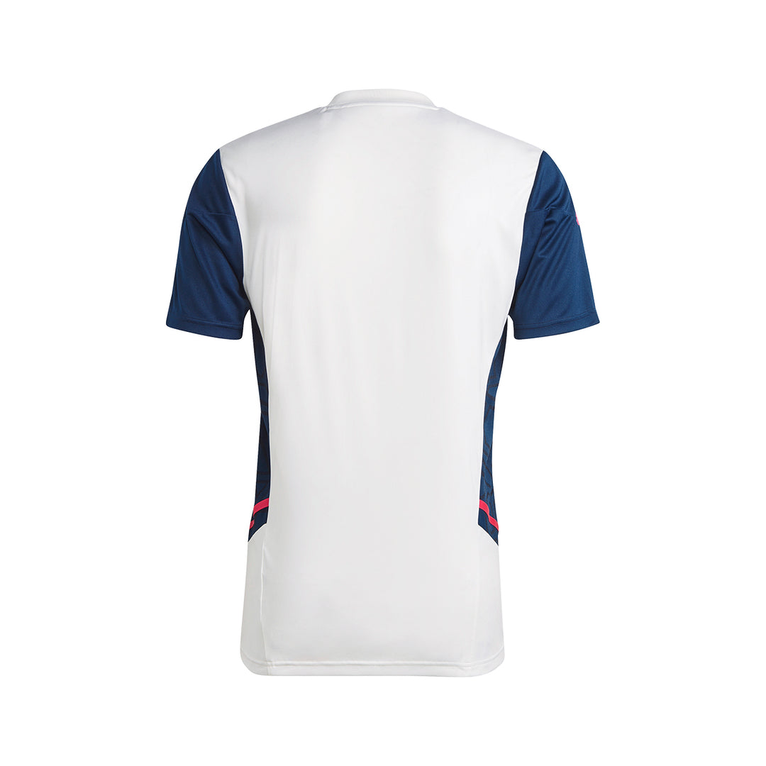Arsenal Training Shirt - White/Navy - adidas - NUMBER 10