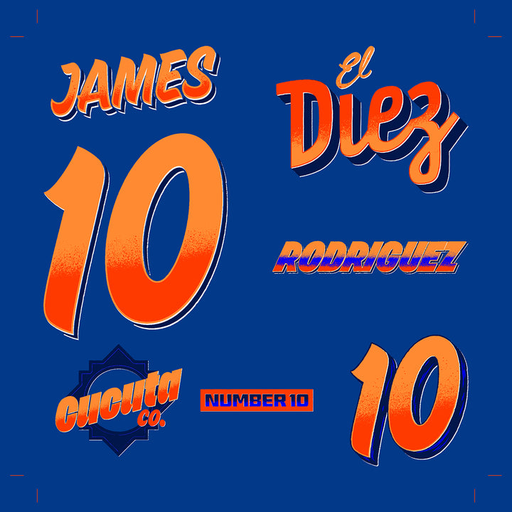 Ten10 - Colombia James 2018-19 - NUMBER 10 - NUMBER 10