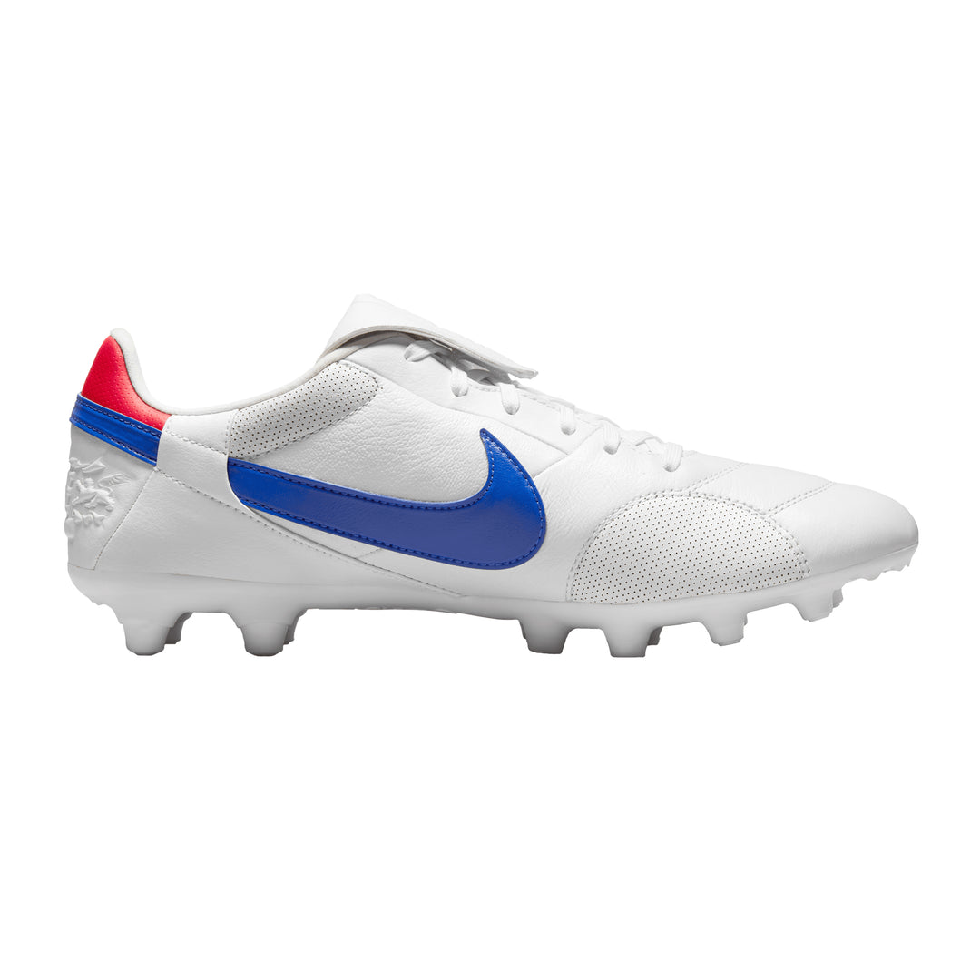 Nike Premier III FG White/Game Royal/University Red – NUMBER 10