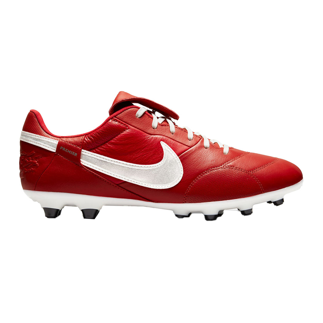 The Nike Premier III FG - Cinnabar/Metallic Silver/Red-Sail - Nike - NUMBER 10