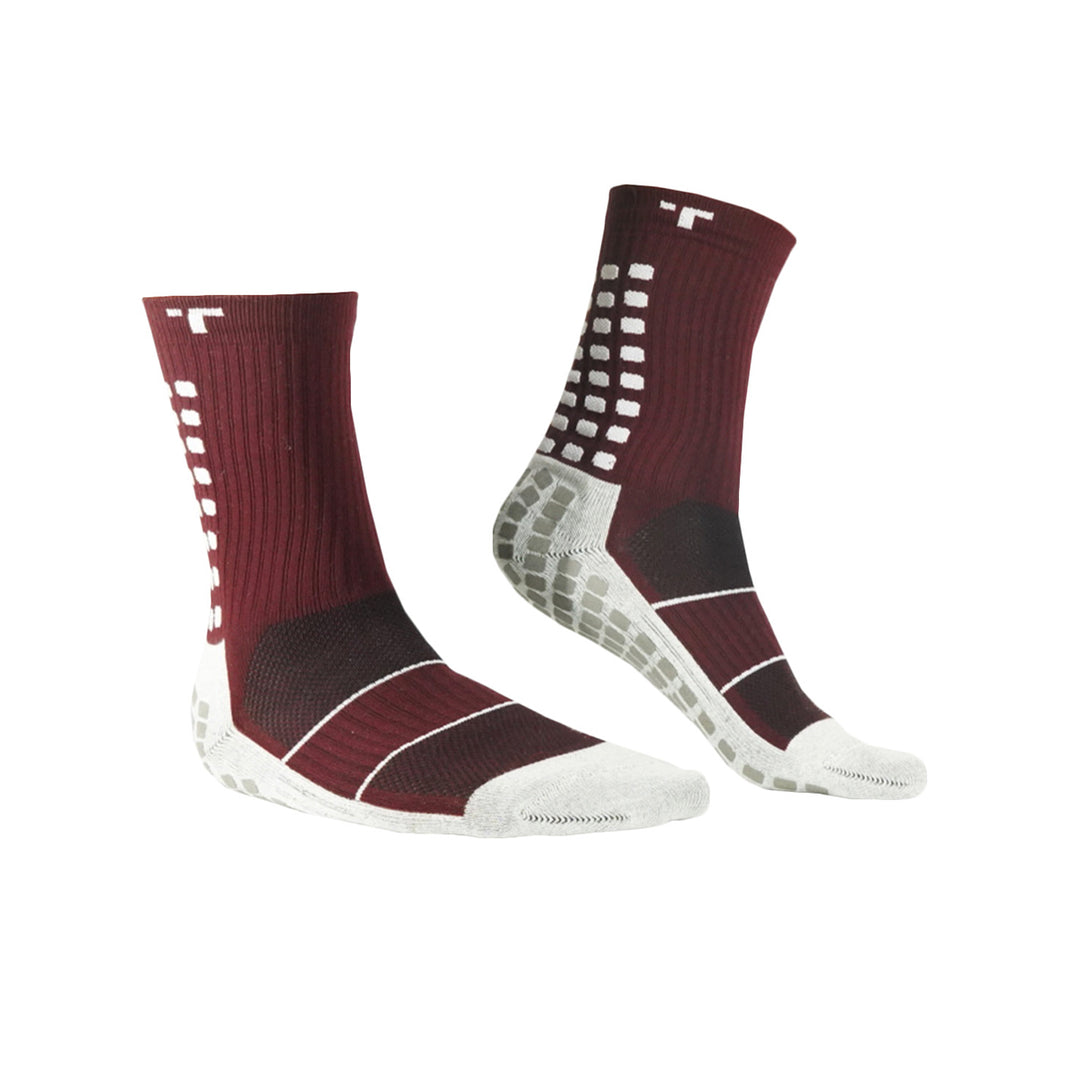 Mid-Calf Cushion 3.0 Burgundy/White - Trusox - NUMBER 10