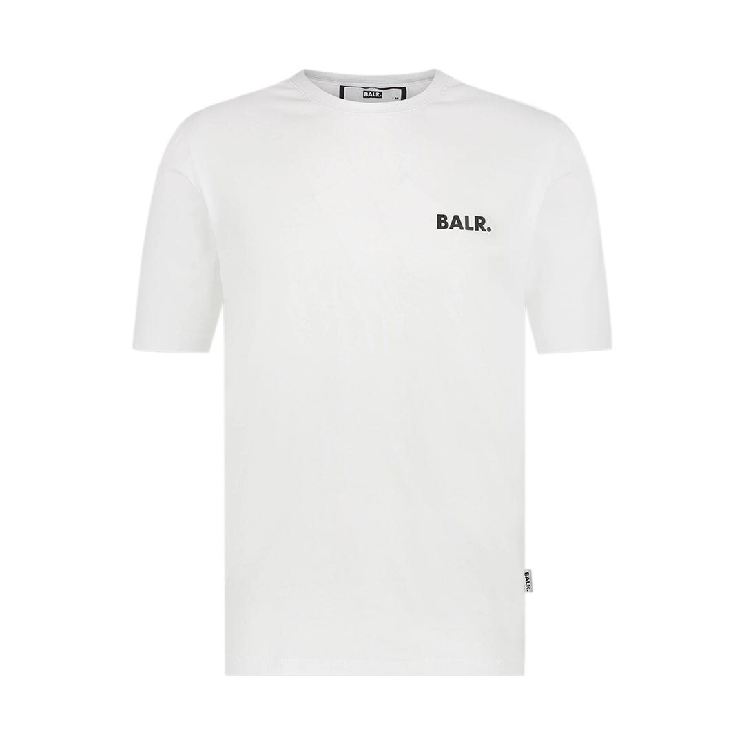 Athletic Small Branded Chest T-Shirt Bright White - Balr - NUMBER 10