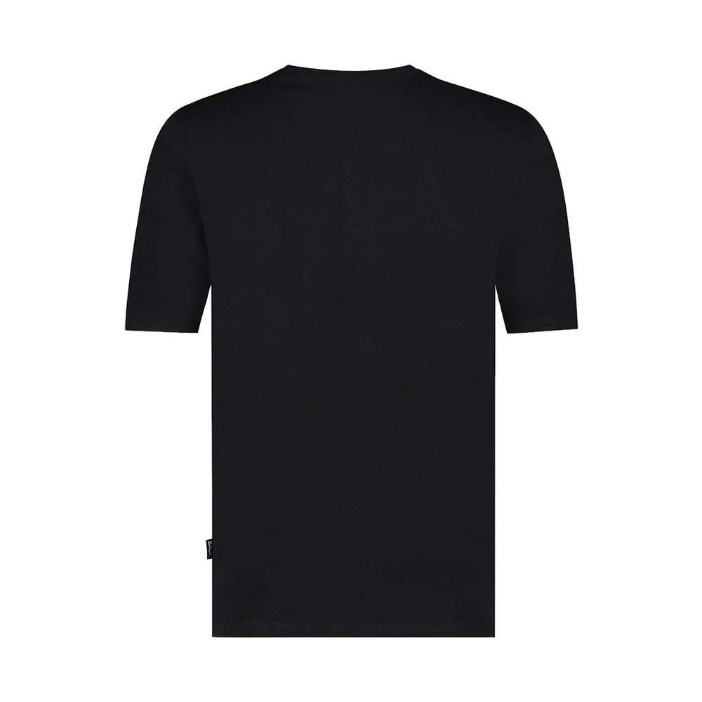 Athletic Small Branded Chest T-Shirt Jet Black - Balr - NUMBER 10