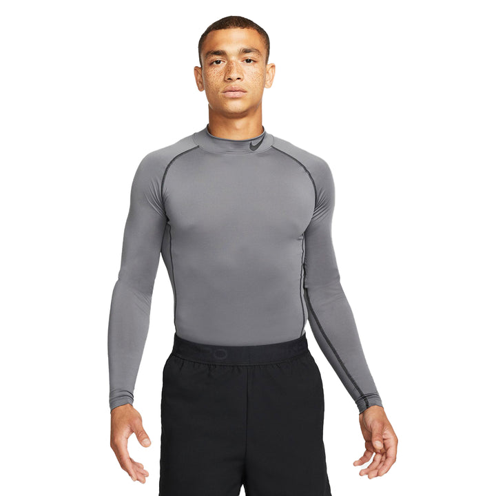 Pro Dri-FIT Tight LS Iron Grey/Black - Nike - NUMBER 10