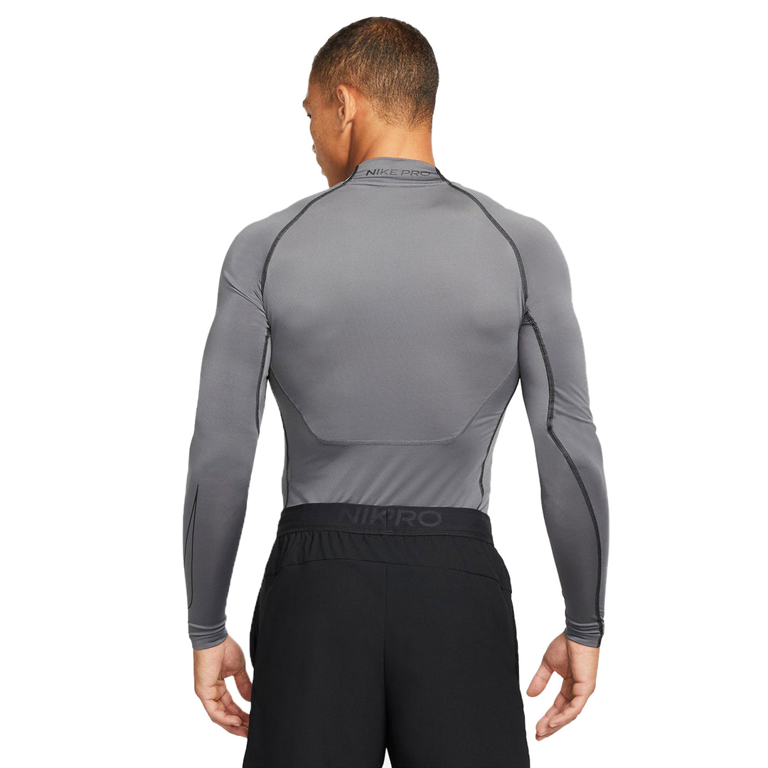 Pro Dri-FIT Tight LS Iron Grey/Black - Nike - NUMBER 10