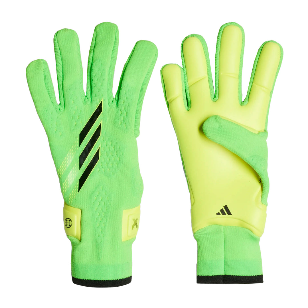 X Speedportal Pro Gloves - Green/Black/Yellow - adidas - NUMBER 10